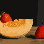 Клубника и дыня