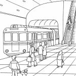 раскраска метро москвы