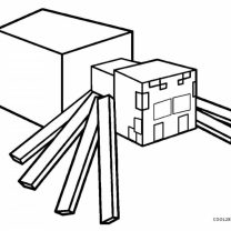 раскраска майнкрафт для детей