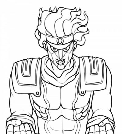 Раскраска sweet jojo stands