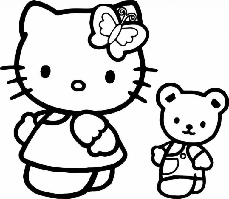 Смелый hello kitty с одеждой