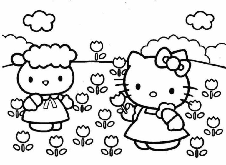 Стильная hello kitty с одеждой